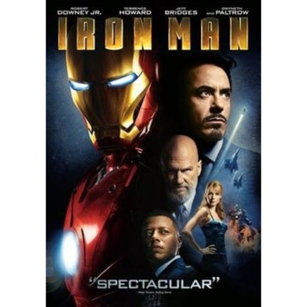 Iron Man Spetacular Terrence Howard DVD Marvel
